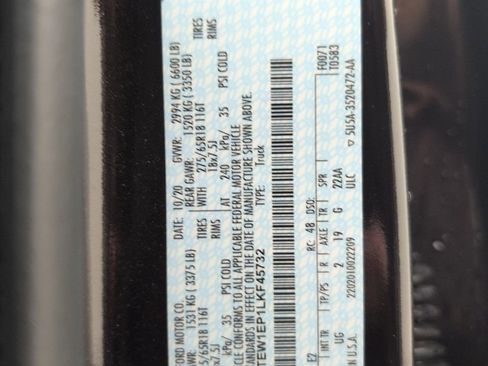 Used 2020 Ford F150 XLT w/ Equipment Group 302A Luxury image 32