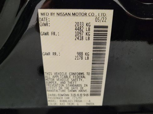 Used 2022 Nissan Altima 2.5 SV image 33