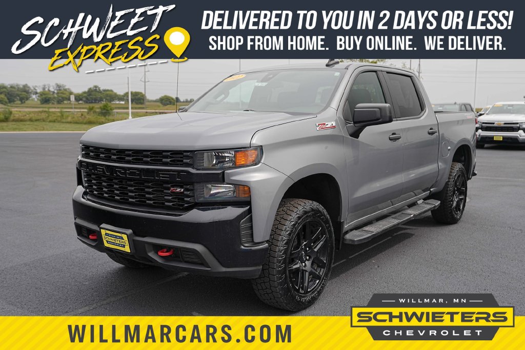 Used 2022 Chevrolet Silverado 1500 Custom Trail Boss w/ Safety Confidence Package AWD/4WD image 1