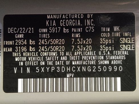 Used 2022 Kia Telluride EX w/ EX Premium Package image 33