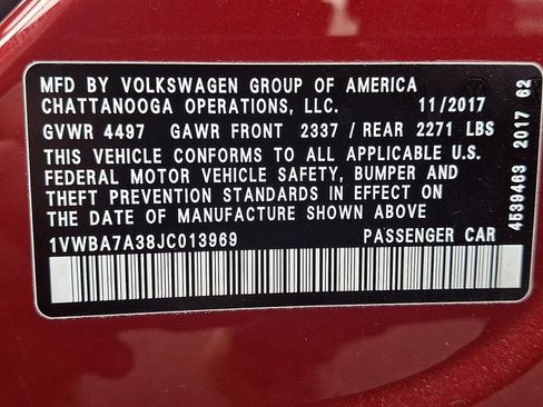 Used 2018 Volkswagen Passat 2.0T SE image 26