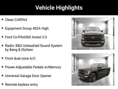 Used 2023 Ford F150 Tremor w/ Equipment Group 402A High AWD/4WD image 2