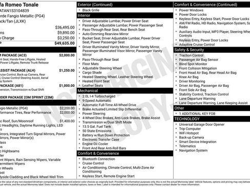 New 2025 Alfa Romeo Tonale w/ Premium Package image 6