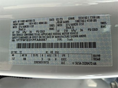 Used 2023 Ford F150 Lariat w/ Equipment Group 502A High image 27