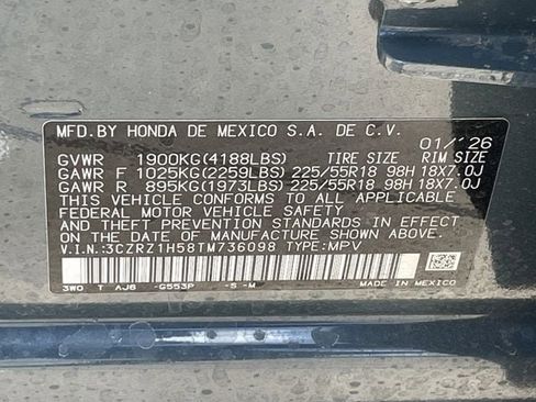 Used 2026 Honda HR-V Sport image 15