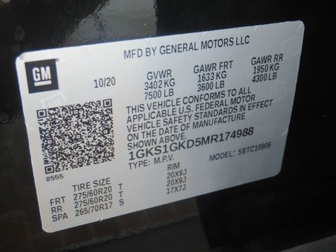 Used 2021 GMC Yukon XL SLT RWD image 82