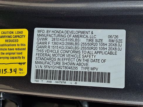 New 2026 Honda Pilot Elite image 10