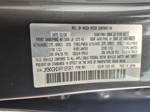 Used 2024 MAZDA CX-90 3.3 Turbo w/ Premium Package image 29