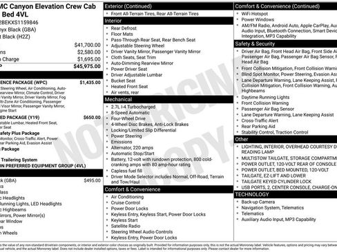 Used 2025 GMC Canyon Elevation w/ Convenience Package image 7