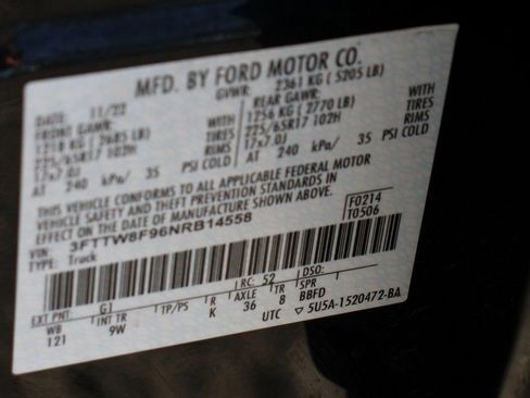 Used 2022 Ford Maverick XL w/ Equipment Group 100A Standard AWD/4WD image 45