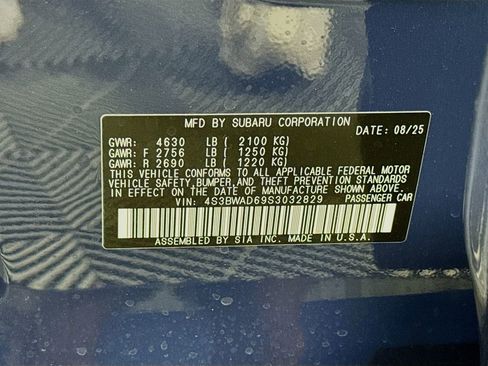 New 2025 Subaru Legacy Premium AWD/4WD image 30