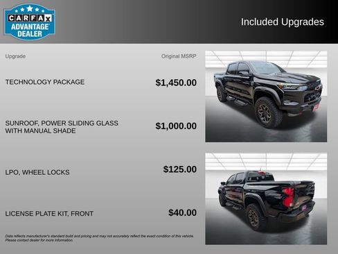 Certified 2025 Chevrolet Colorado ZR2 w/ Technology Package AWD/4WD image 3