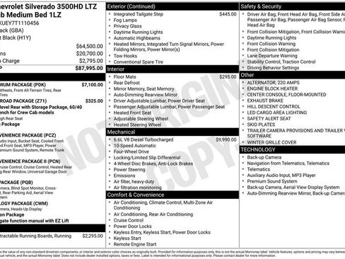 Used 2026 Chevrolet Silverado 3500 LTZ w/ LTZ Premium Package AWD/4WD image 46