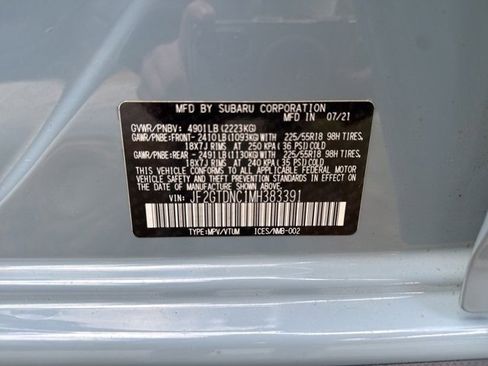 Used 2021 Subaru Crosstrek Hybrid w/ Moonroof Package w/Navigation image 29