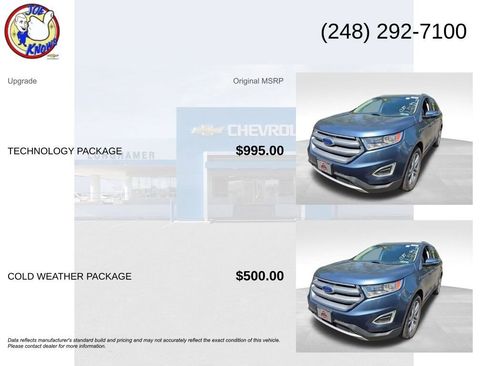 Used 2018 Ford Edge Titanium w/ Technology Package AWD/4WD image 5