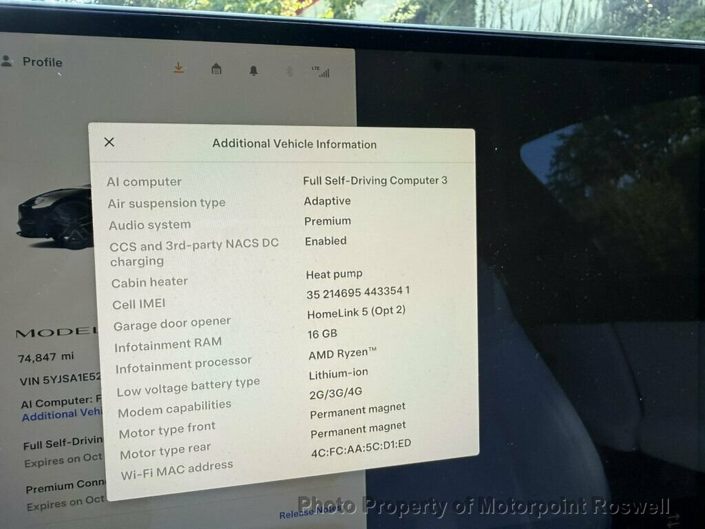 Used 2023 Tesla Model S Standard Range AWD/4WD image 25