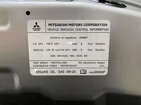 Used 2026 Mitsubishi Outlander Sport ES AWD/4WD image 84