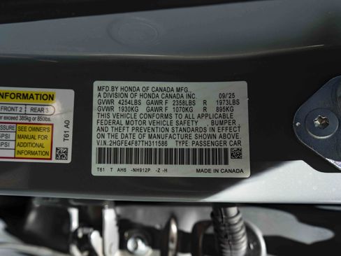 Used 2026 Honda Civic Sport image 45