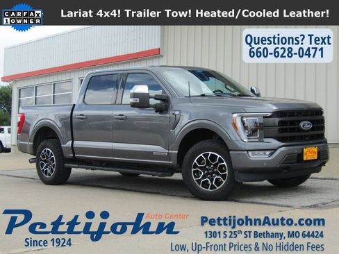 Used 2022 Ford F150 Lariat w/ Equipment Group 502A High image 1