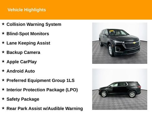 Used 2023 Chevrolet Traverse LS w/ Safety Package FWD image 2