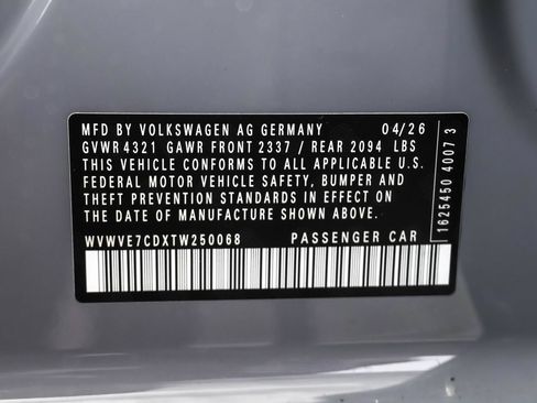 New 2026 Volkswagen GTI Autobahn FWD image 50