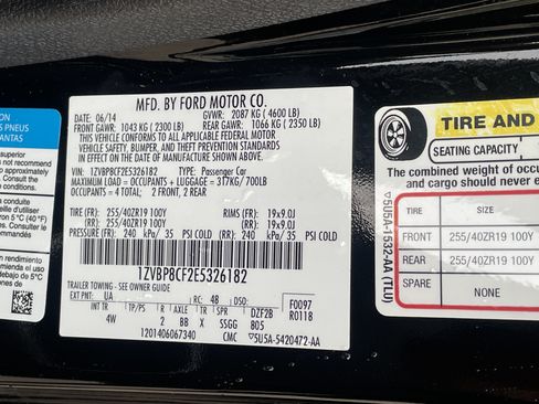 Used 2014 Ford Mustang GT Premium w/ GT Track Package RWD image 31