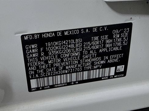 Certified 2024 Honda HR-V LX image 40