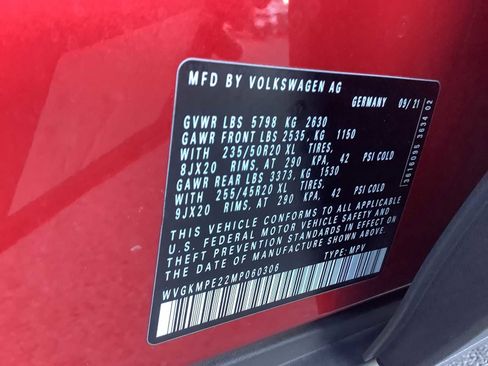 Used 2021 Volkswagen ID.4 Pro S w/ Gradient Package RWD image 21