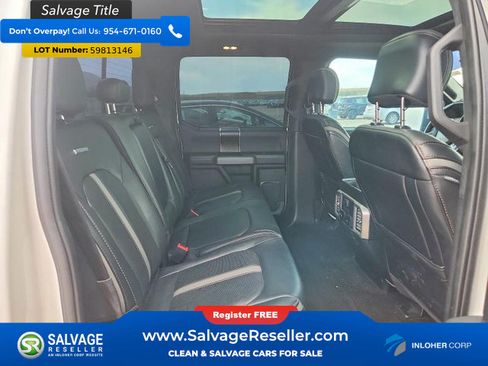 Used 2019 Ford F150 Platinum w/ Technology Package AWD/4WD image 13