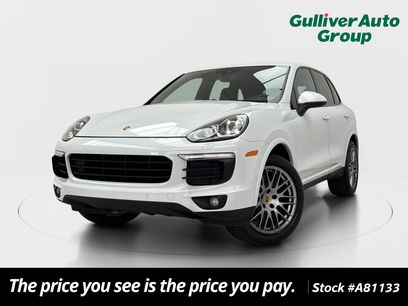 Used 2017 Porsche Cayenne Platinum Edition