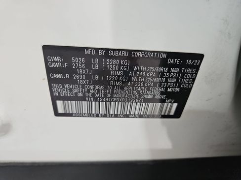 Certified 2024 Subaru Outback Touring XT w/ Popular Package #2 AWD/4WD image 32