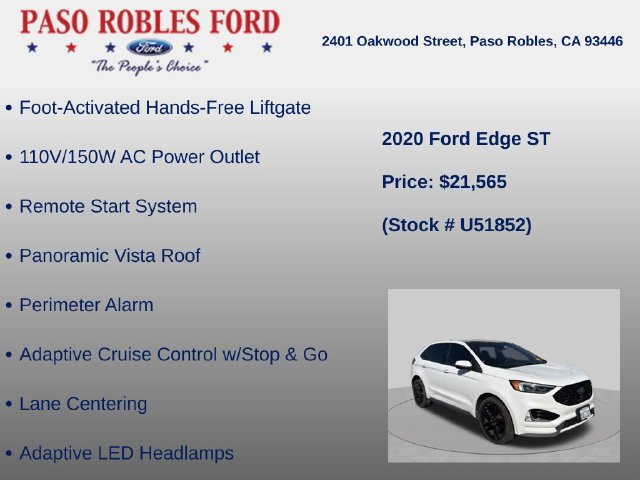 Used 2020 Ford Edge ST w/ Equipment Group 401A AWD/4WD image 12