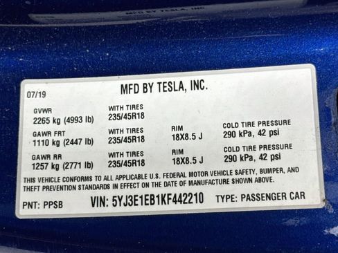 Used 2019 Tesla Model 3 Long Range AWD/4WD image 22