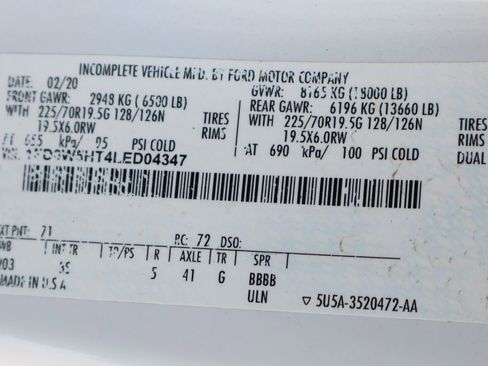 Used 2020 Ford F550 4x4 Crew Cab Super Duty image 58