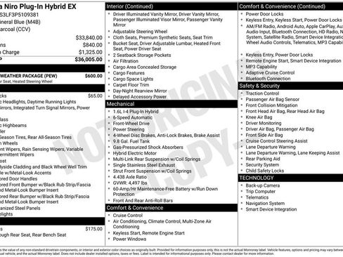 Certified 2023 Kia Niro EX w/ EX Cold Weather Package FWD image 6