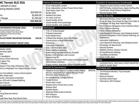 Used 2023 GMC Terrain SLE w/ Driver Convenience Package image 2