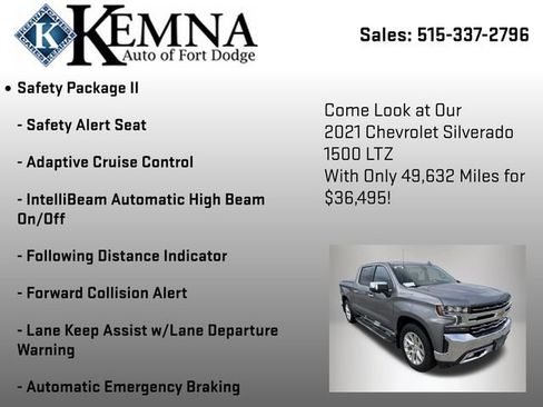 Used 2021 Chevrolet Silverado 1500 LTZ w/ LTZ Premium Package image 19