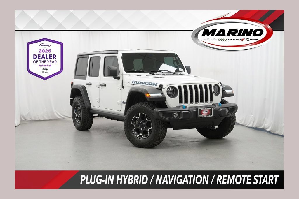 Certified 2022 Jeep Wrangler Unlimited Rubicon 4xe w/ Dual Top Group AWD/4WD image 1