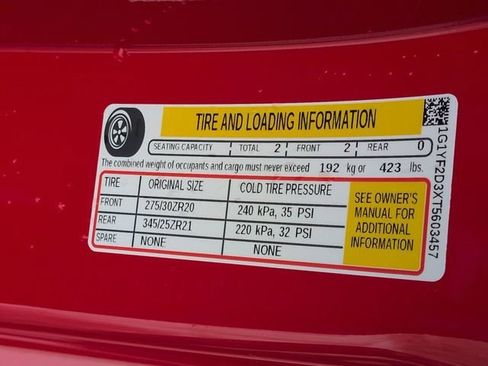 New 2026 Chevrolet Corvette Z06 w/ Z07 Performance Package RWD image 33