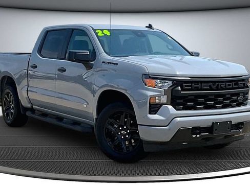 Used 2024 Chevrolet Silverado 1500 Custom w/ Turbomax Blackout Package AWD/4WD image 3