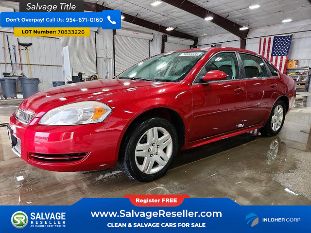 Used 2014 Chevrolet Impala LT w/ LT Sunroof Package FWD image 1