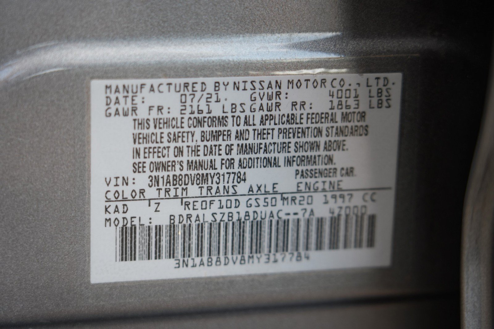 Used 2021 Nissan Sentra SR w/ SR Premium Package FWD image 40