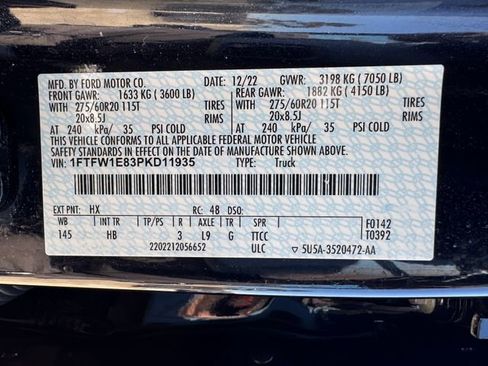 Used 2023 Ford F150 Lariat w/ Equipment Group 502A High image 32