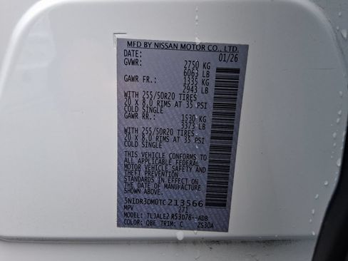 Used 2026 Nissan Pathfinder Platinum w/ Cargo Package FWD image 31