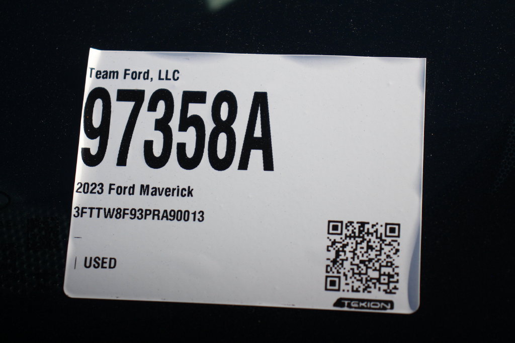 Certified 2023 Ford Maverick XLT w/ Equipment Group 300A Standard AWD/4WD image 30