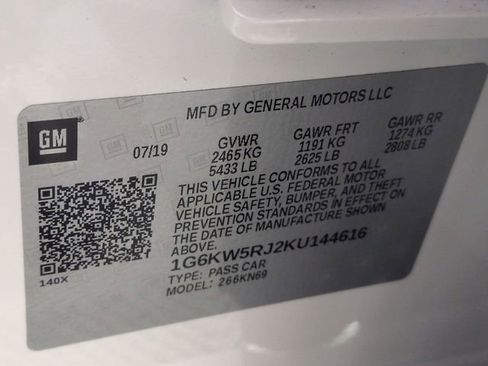 Used 2019 Cadillac CT6 V w/ Driver Assist Package image 32