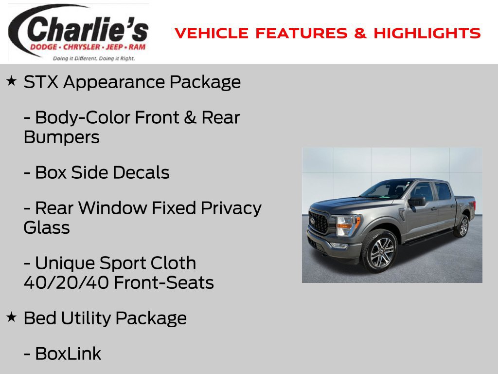 Used 2022 Ford F150 XL w/ STX Appearance Package AWD/4WD image 13