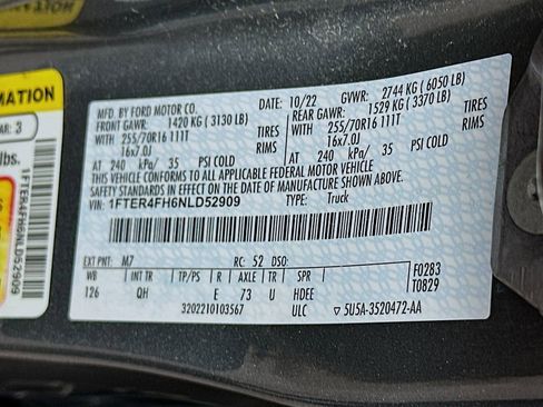 Used 2022 Ford Ranger XL w/ Equipment Group 101A High image 30