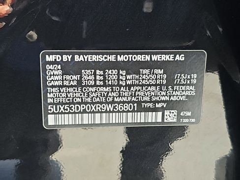 Used 2024 BMW X3 xDrive30i w/ Convenience Package image 38