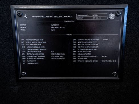 Used 2017 Ferrari 488 Spider image 57